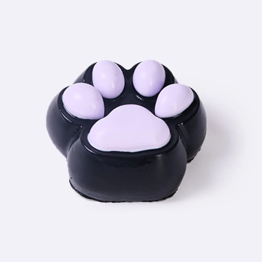 100g Black-purple Paw Taba Squishy