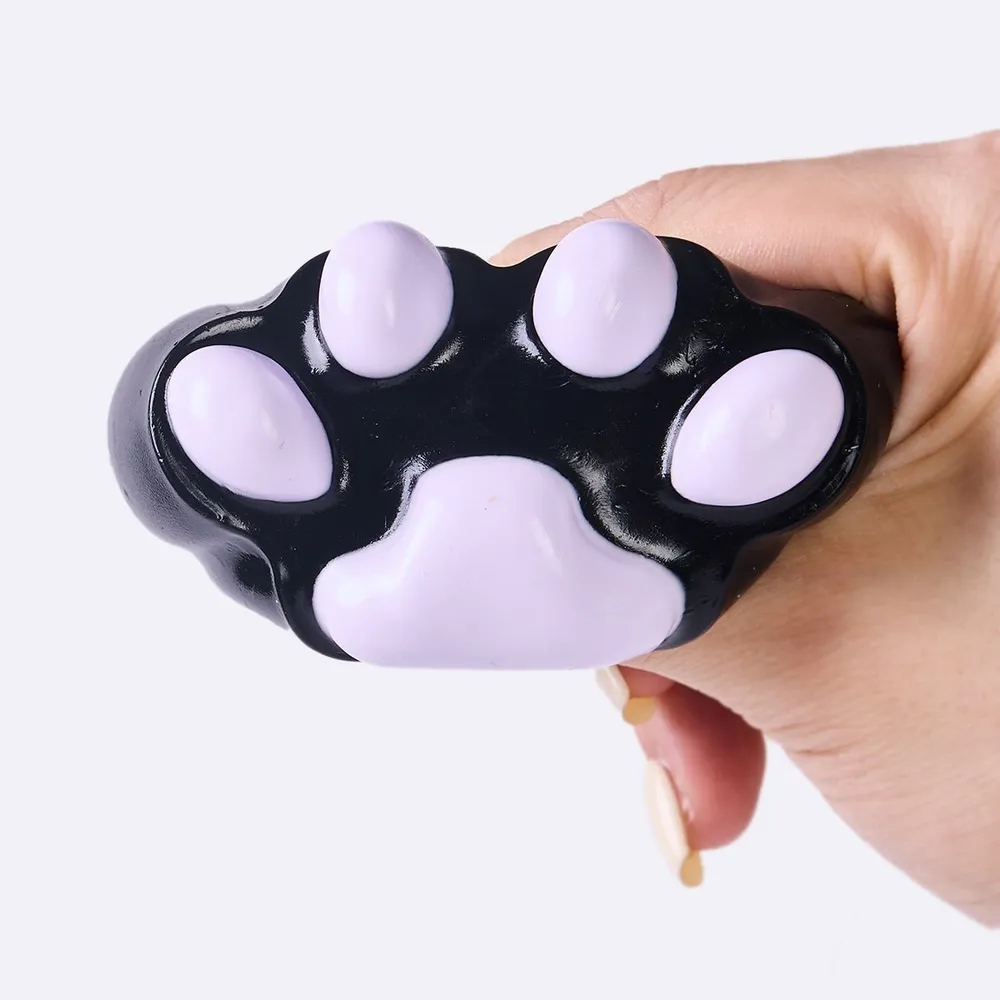 100g Black-purple Paw Taba Squishy — photo 2