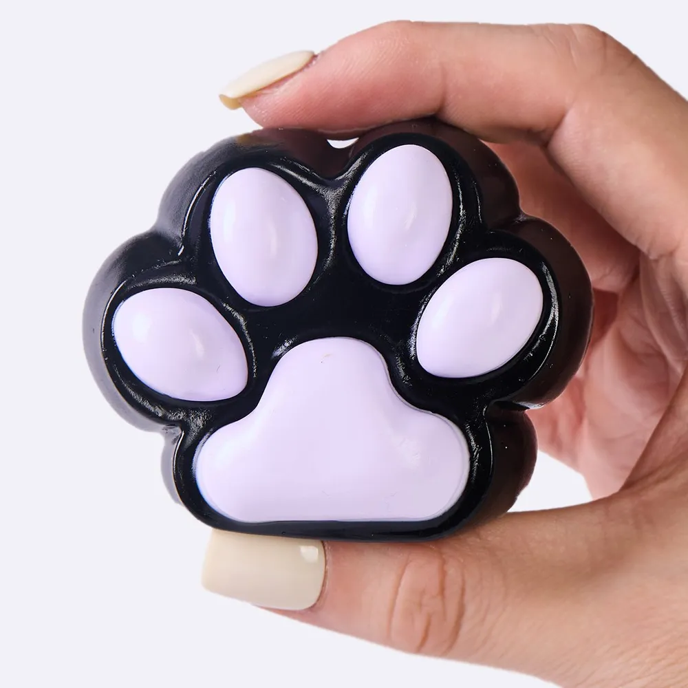 100g Black-purple Paw Taba Squishy — photo 3