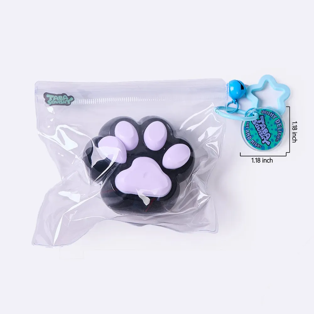 100g Black-purple Paw Taba Squishy — photo 6
