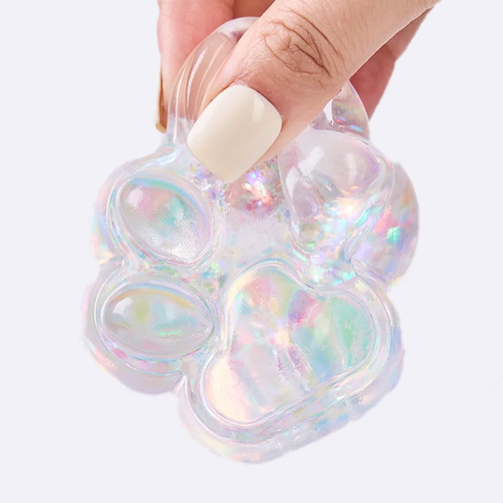 100g Blingbling Clear Paw Taba Squishy — photo 4