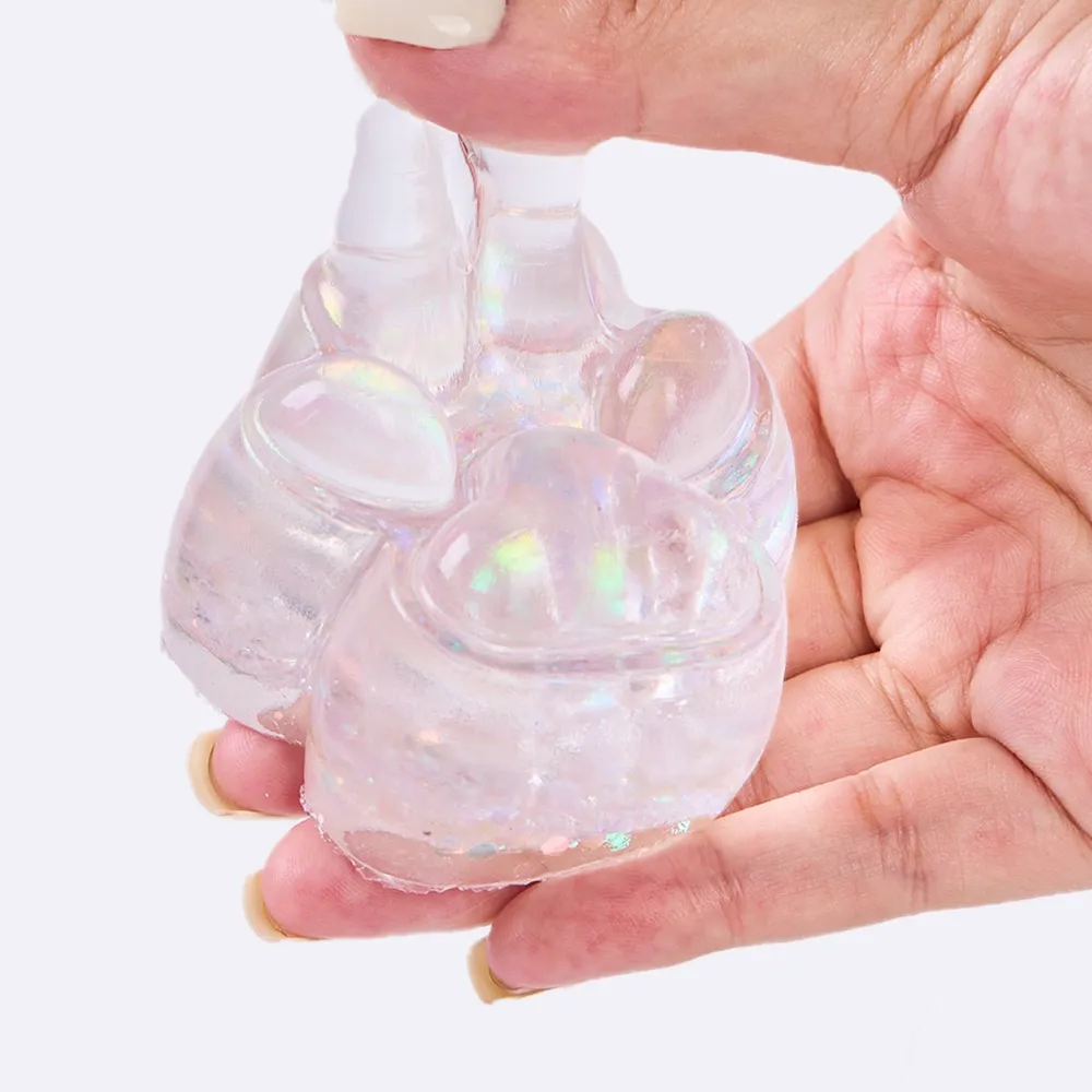 100g Blingbling Clear Paw Taba Squishy — photo 5