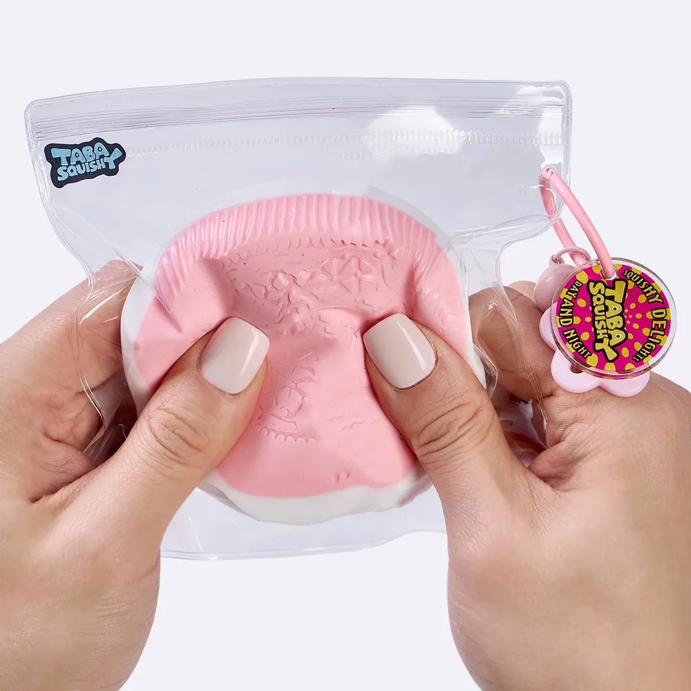 100g Pink-white Sandwich Cookie Taba Squishy — photo 4