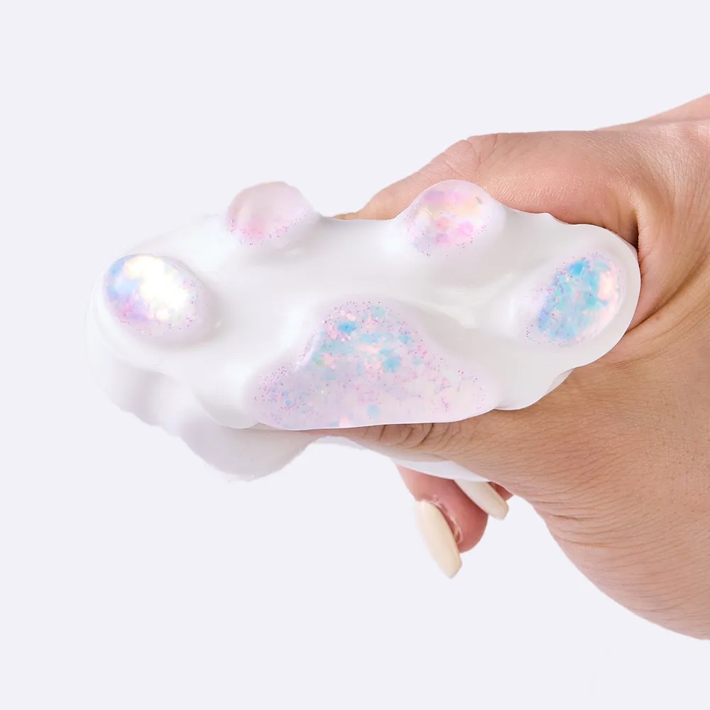 100g White-bling Paw Taba Squishy — photo 2