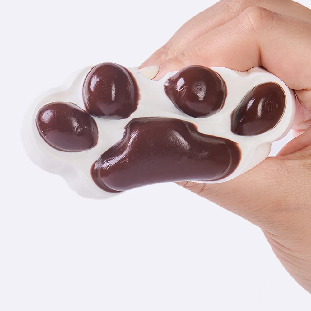 100g White-Choco Paw Taba Squishy — photo 2