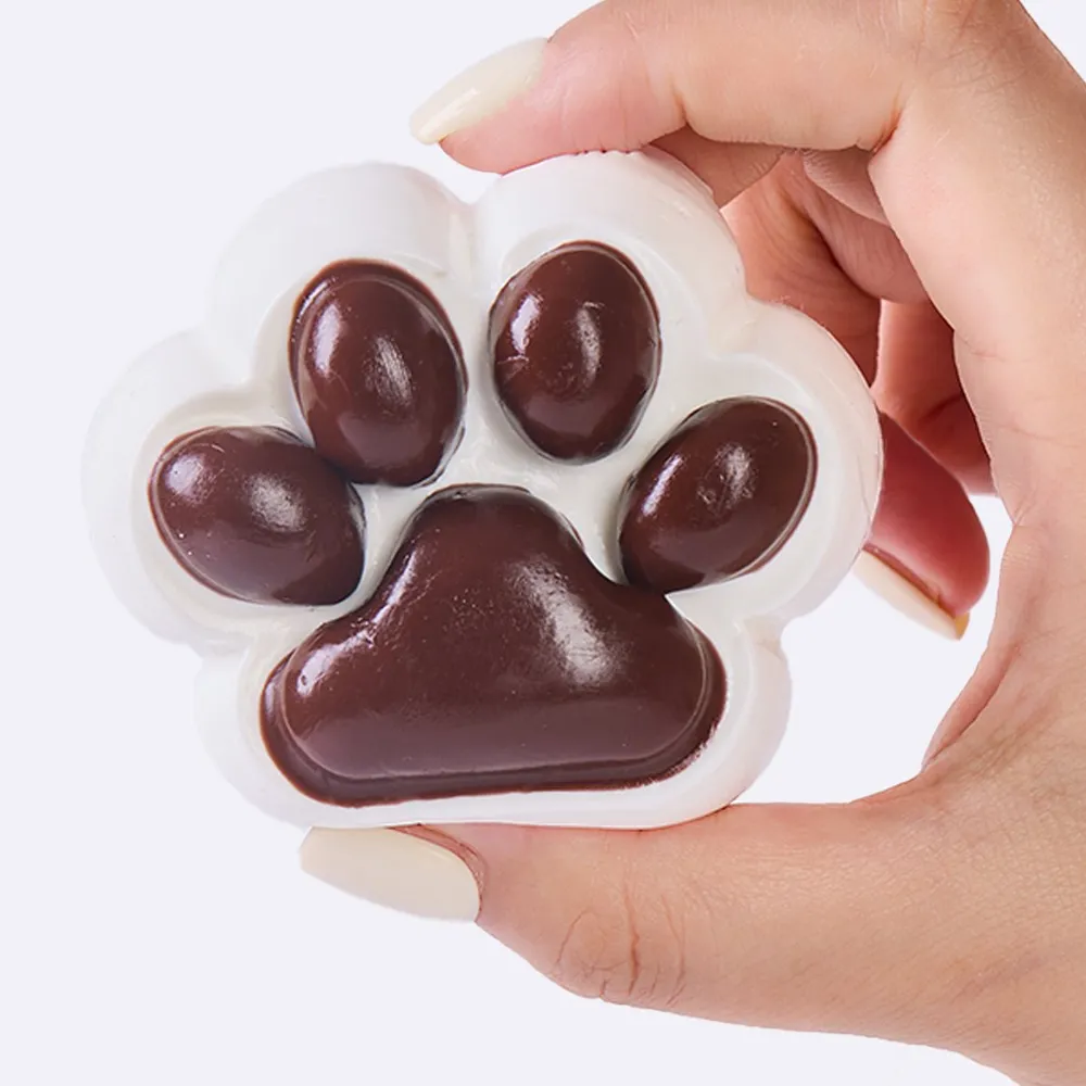 100g White-Choco Paw Taba Squishy — photo 3