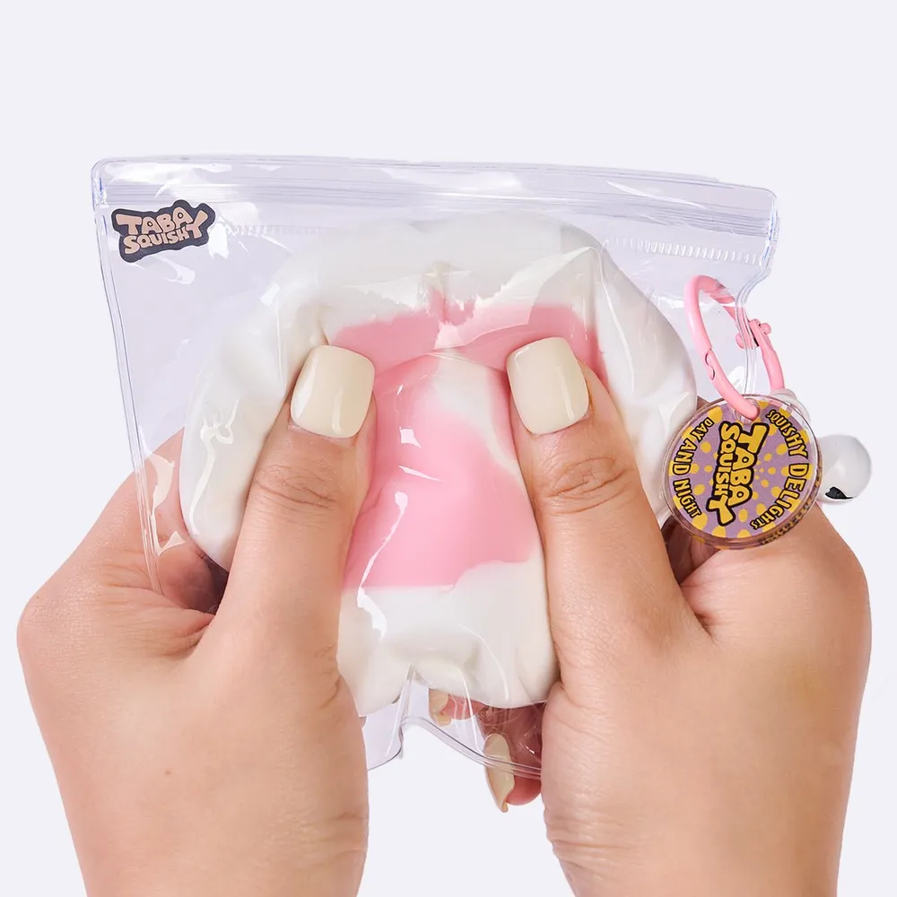 100g White-pink Paw Taba Squishy — photo 6