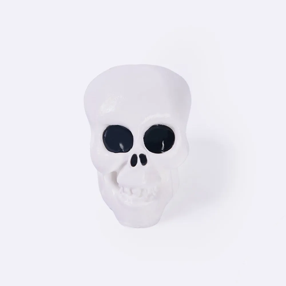 100g White Skull Taba Squishy — photo 2