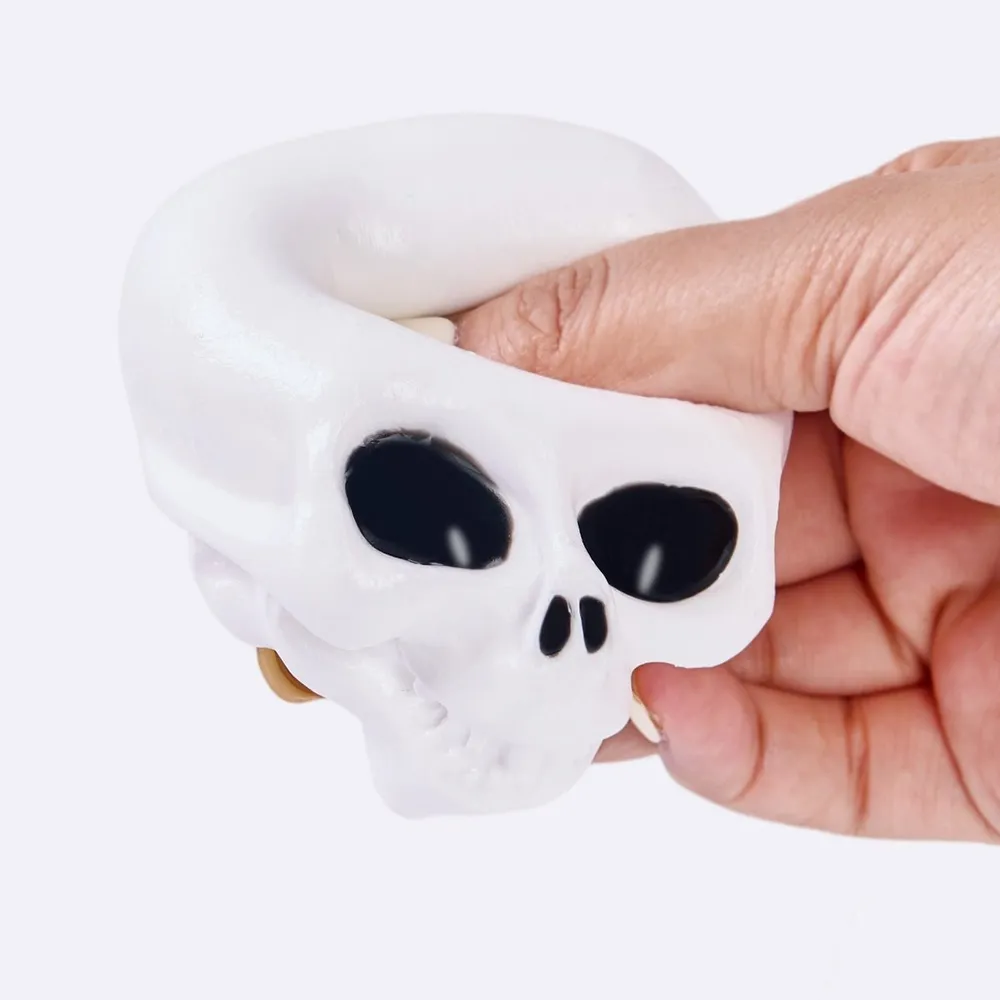100g White Skull Taba Squishy — photo 4