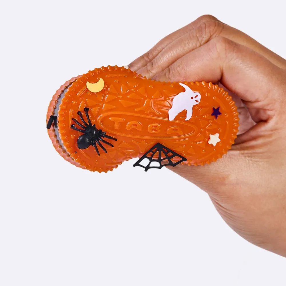 110g Orange-black Sandwich Cookie Taba Squishy — photo 3