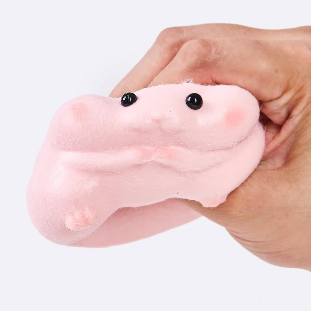 150g Pink Hamster Taba Squishy — photo 2