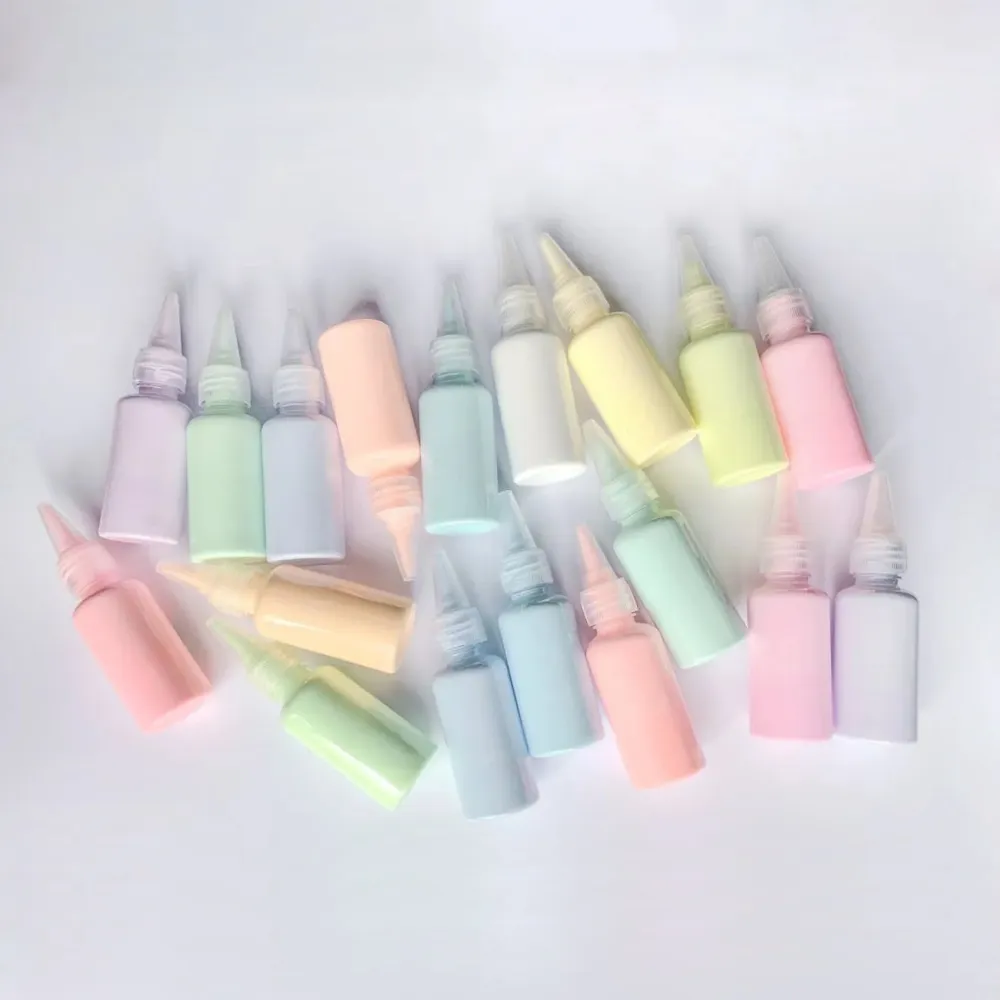 18 Colors Oil Based Silicone Color Dye Milky Color Paste for Silicone Squishy-30g Each — photo 2