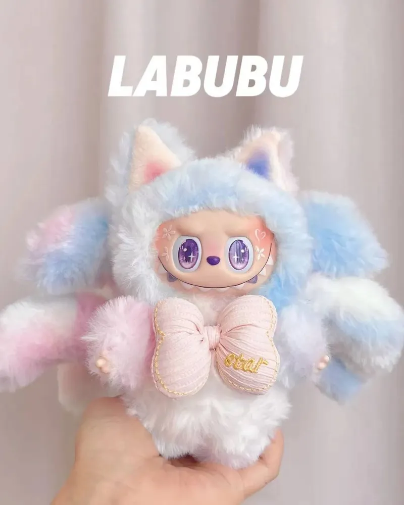 18cm Retrofit Nine-Tails Labubu Plush Toy - Handmade Unique Labubu Custom Design — photo 3