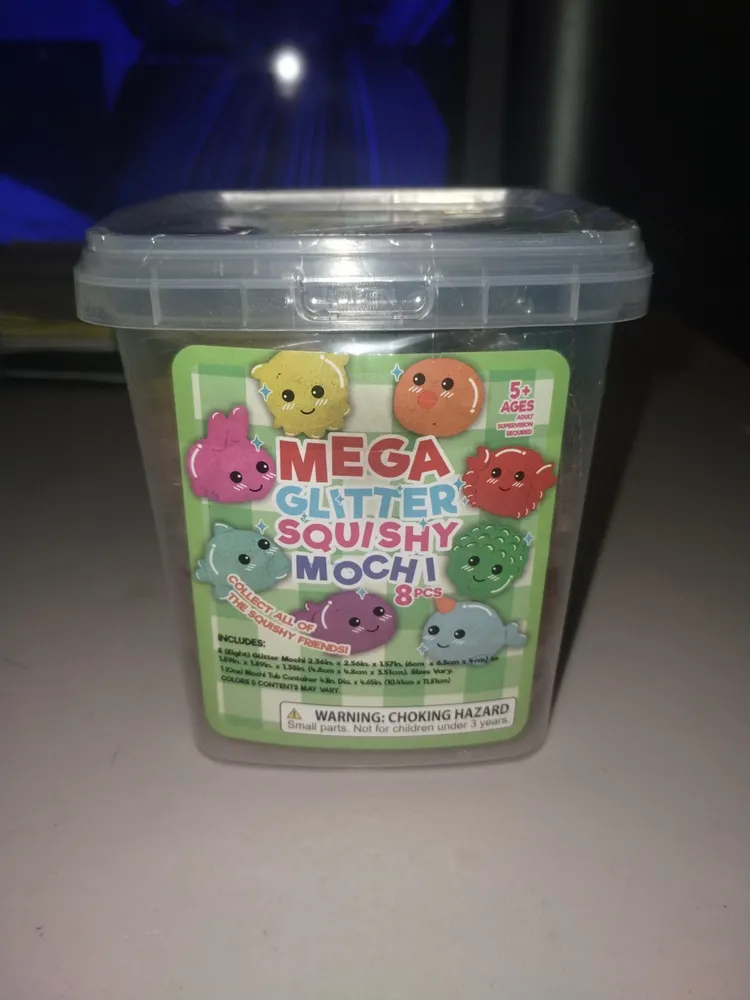 2026 Viral Mega Glitter Squishy Mochi
