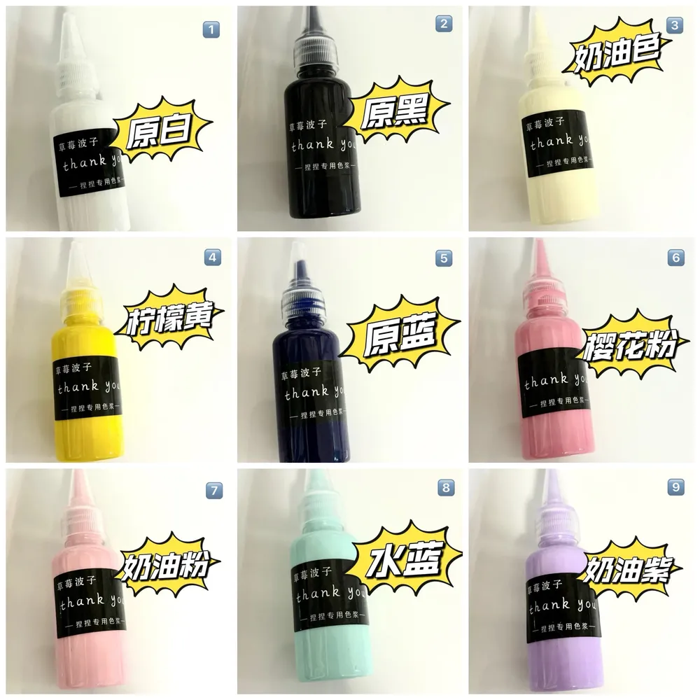 29 Colors Oil Based Silicone Color Dye Macaron Color Paste for Silicone Squishy-30g Each — photo 2