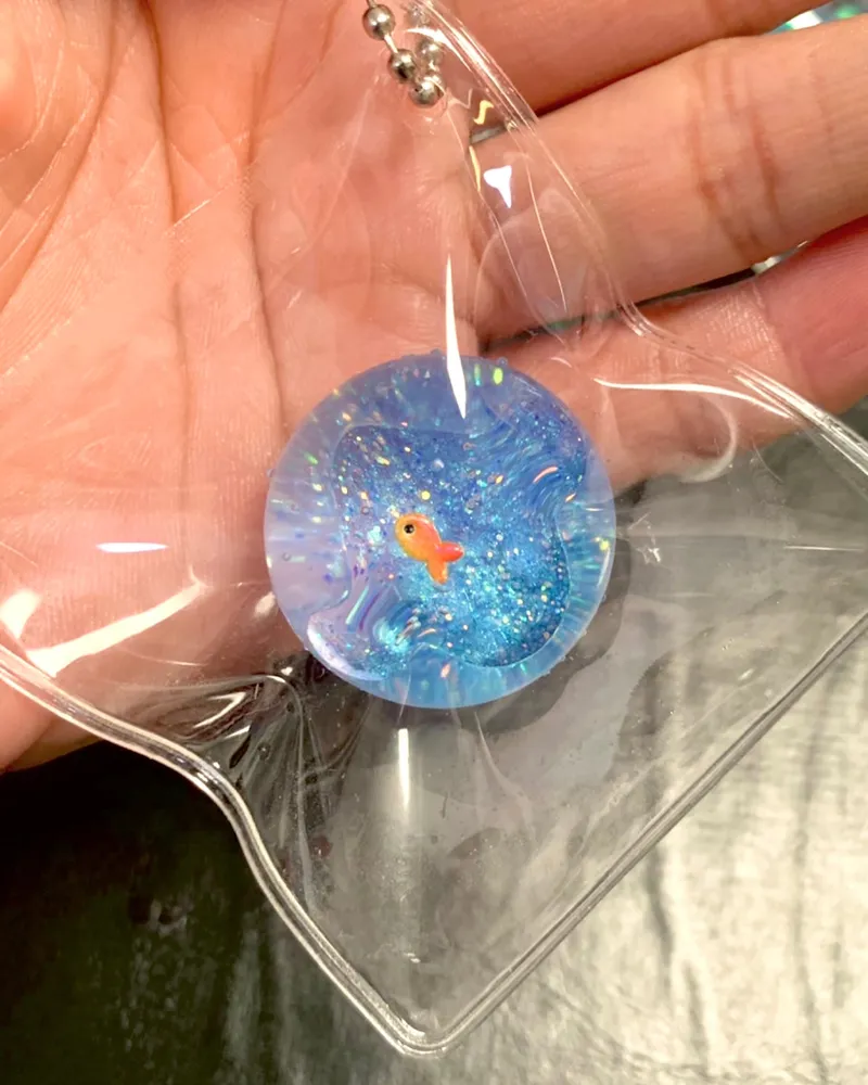 3 Transparent Fish Balls Squishy Stress Relief Decompression Toy — photo 3