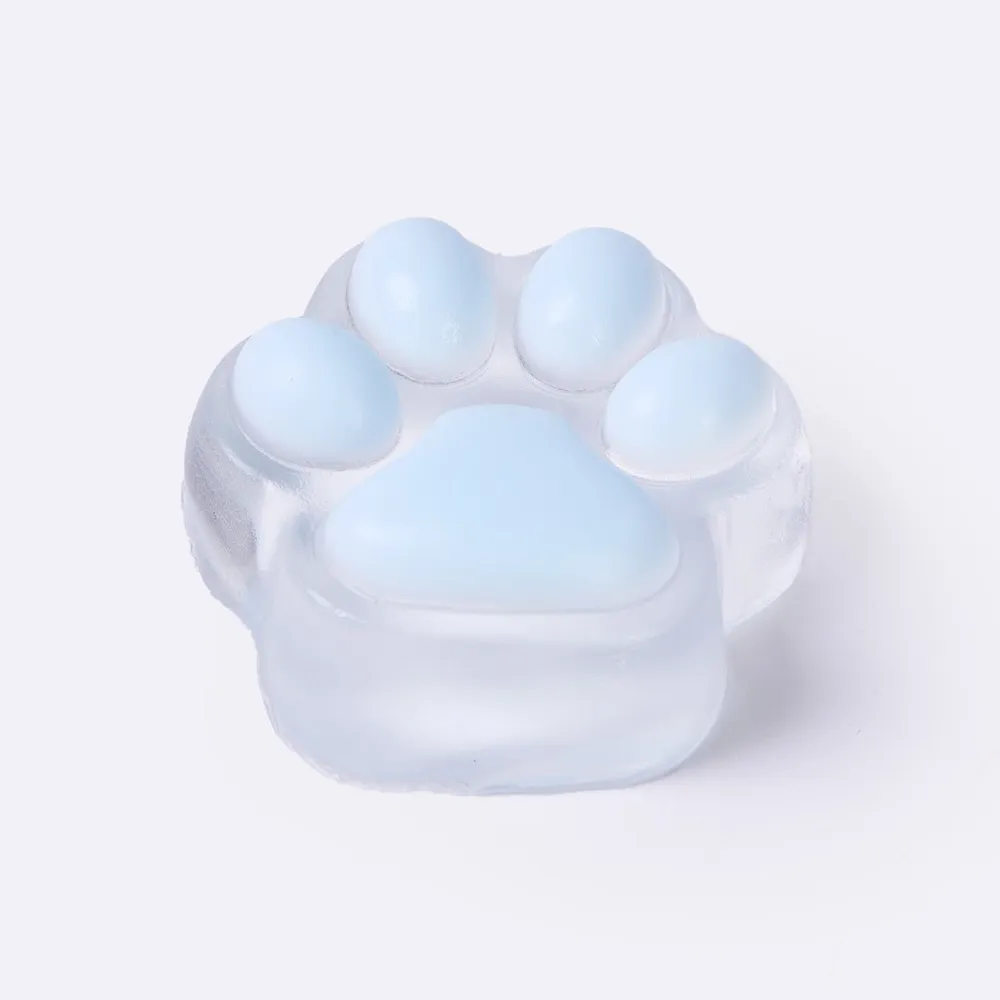 45g Transparent-blue Paw Taba Squishy
