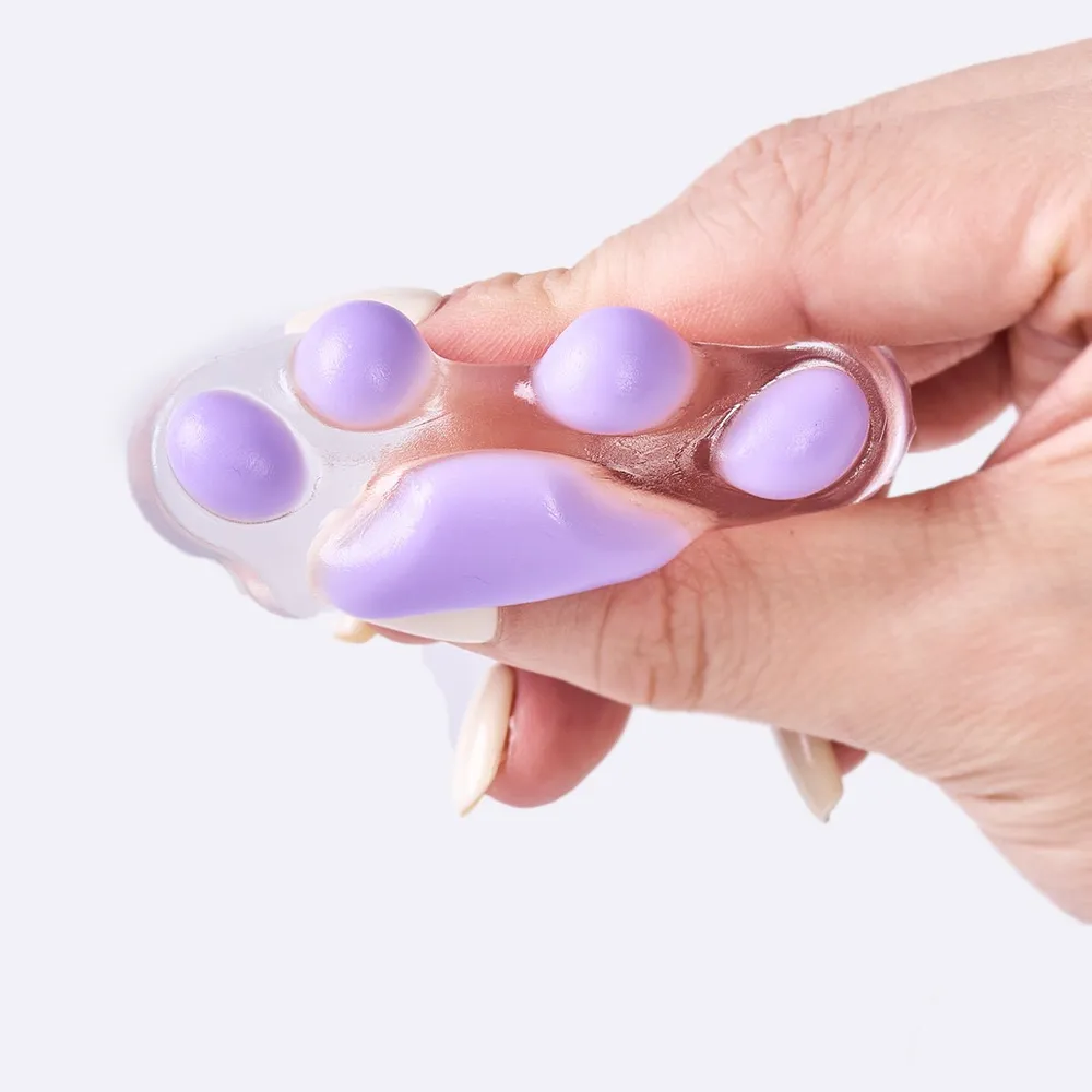 45g Transparent-purple Paw Taba Squishy — photo 2