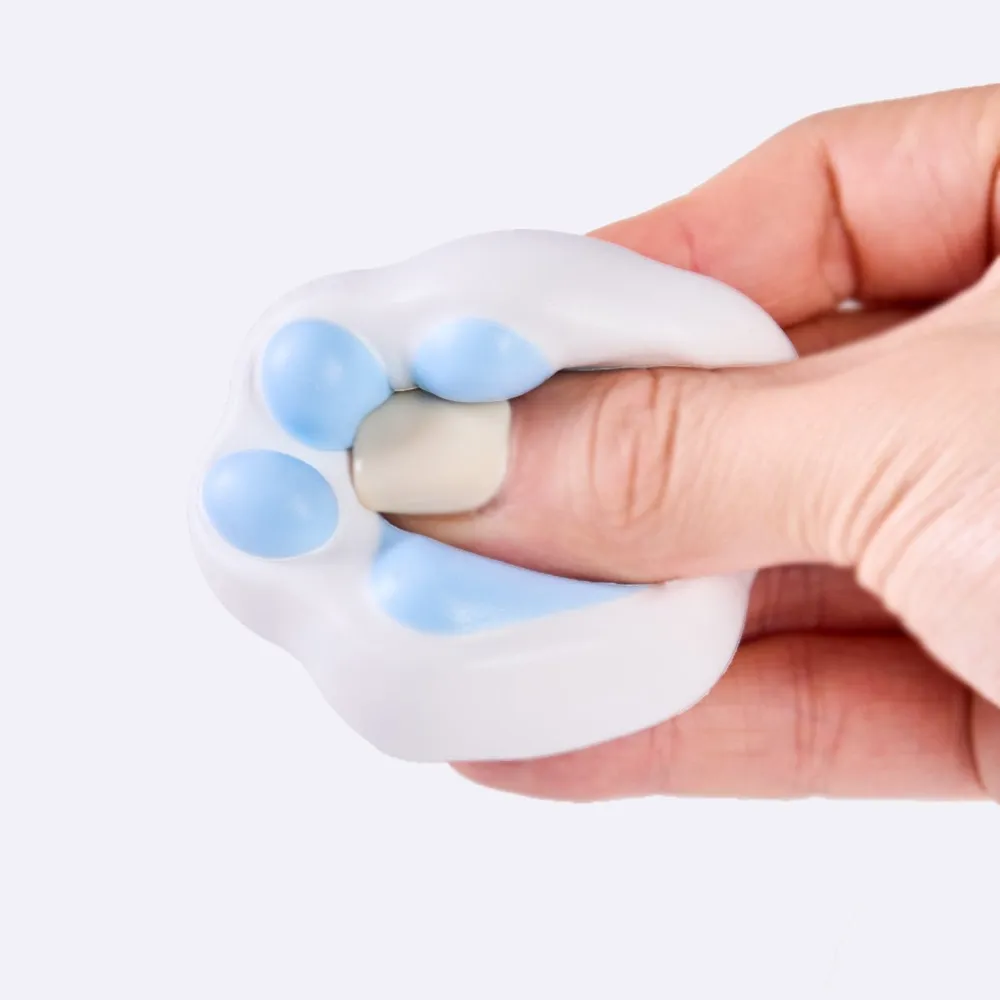 45g White-blue Paw Taba Squishy — photo 3