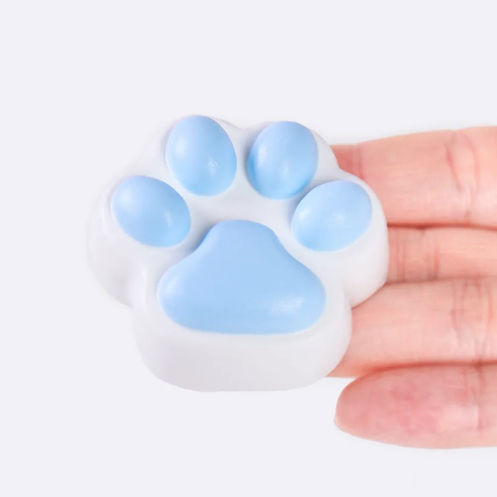 45g White-blue Paw Taba Squishy — photo 4
