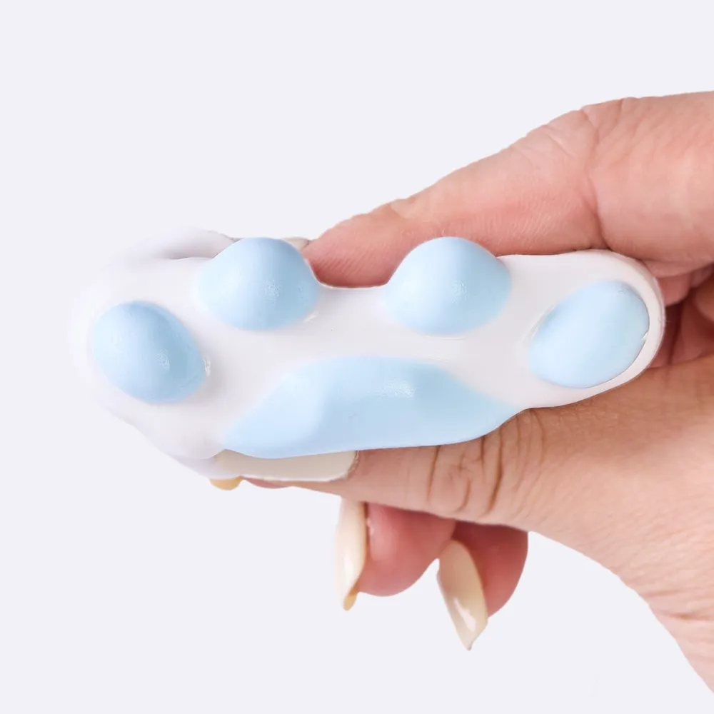 45g White-blue Paw Taba Squishy — photo 2