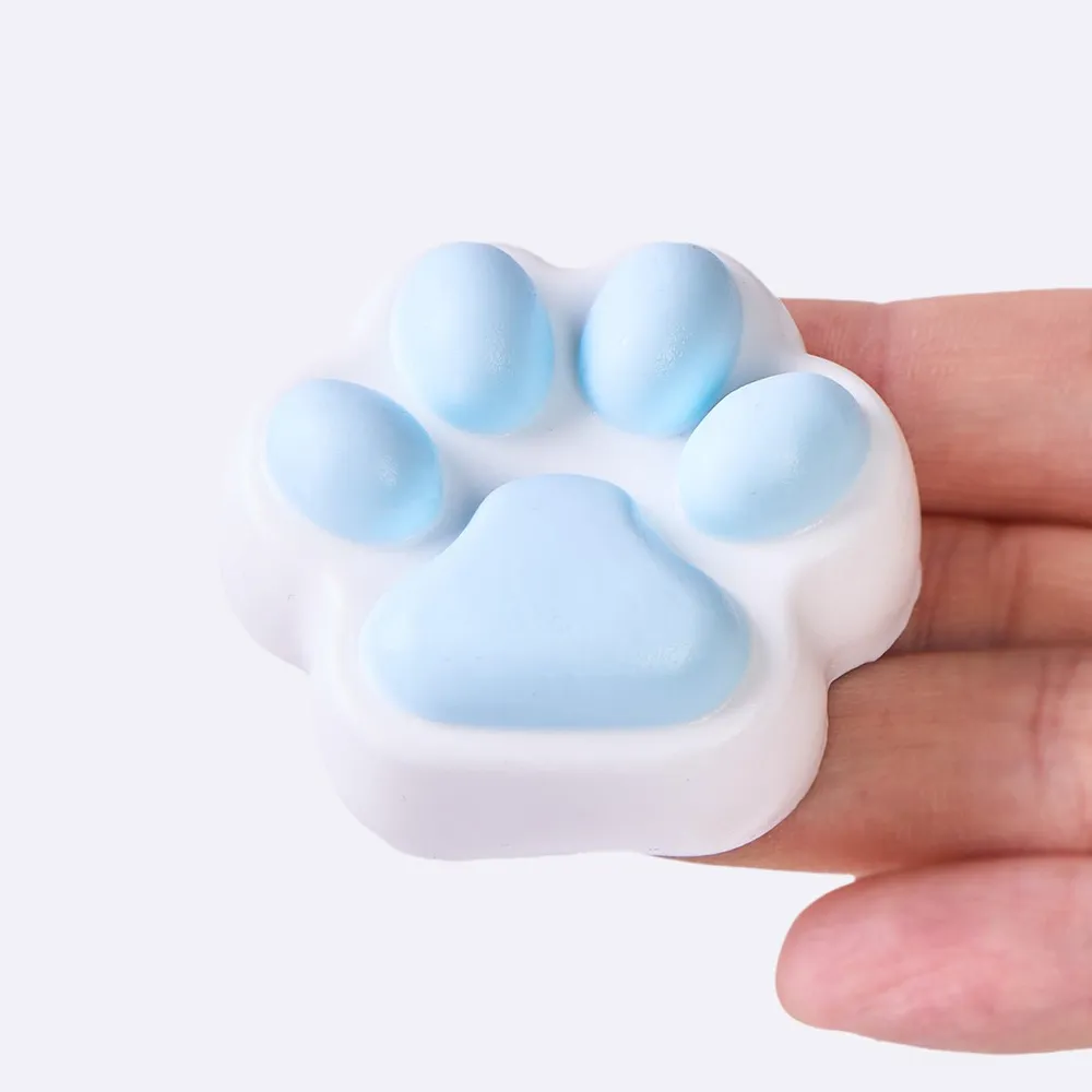 45g White-blue Paw Taba Squishy — photo 3