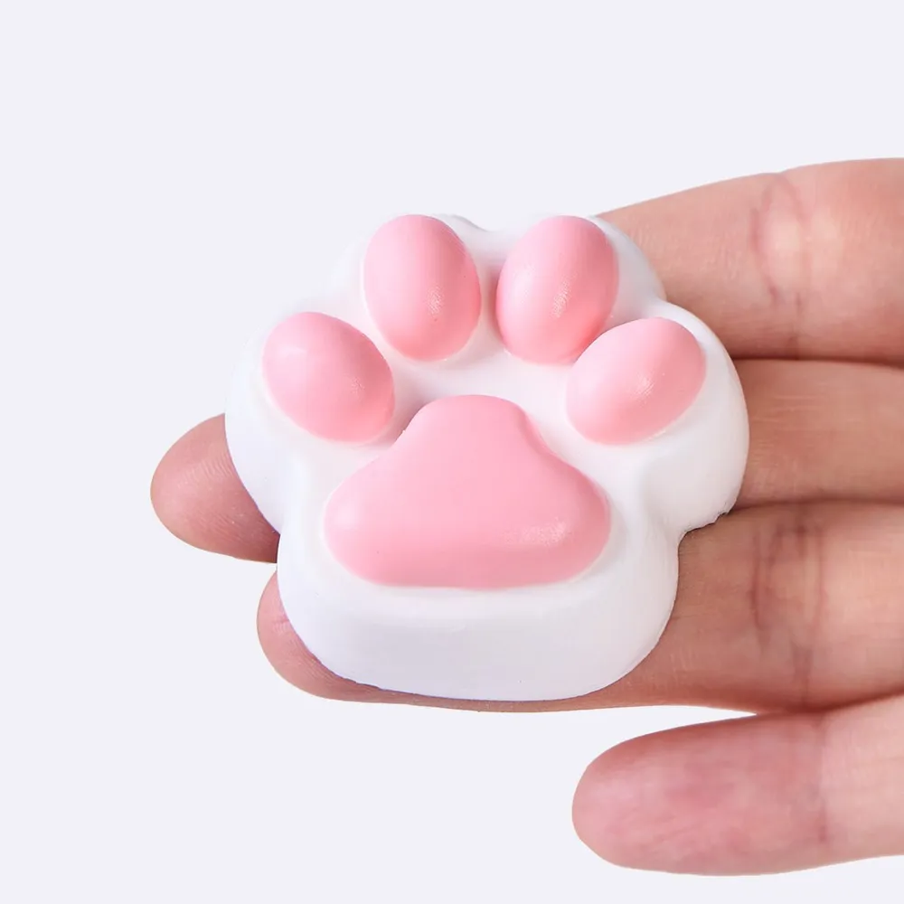 45g White-pink Paw Taba Squishy — photo 4