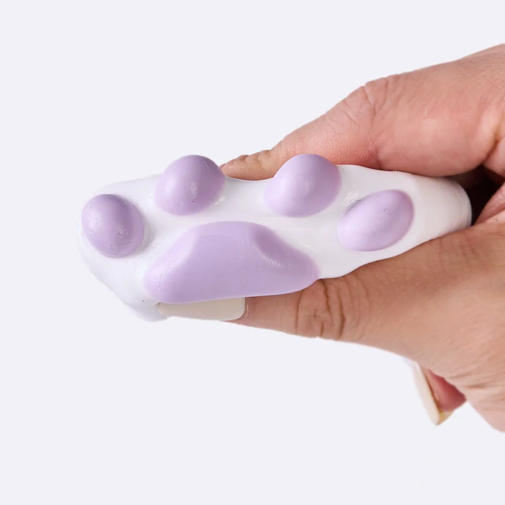 45g White-purple Paw Taba Squishy — photo 2
