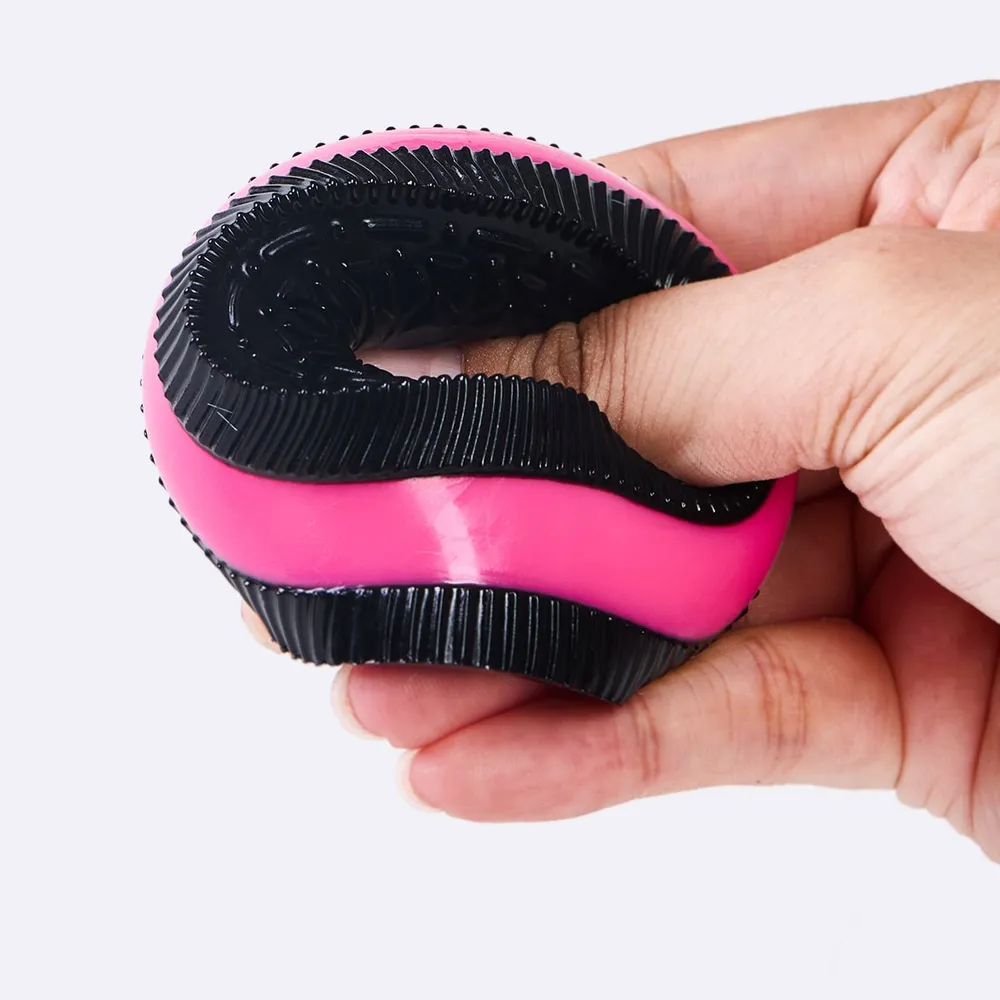 60g Black-fuchsia Sandwich Cookie Taba Squishy — photo 3