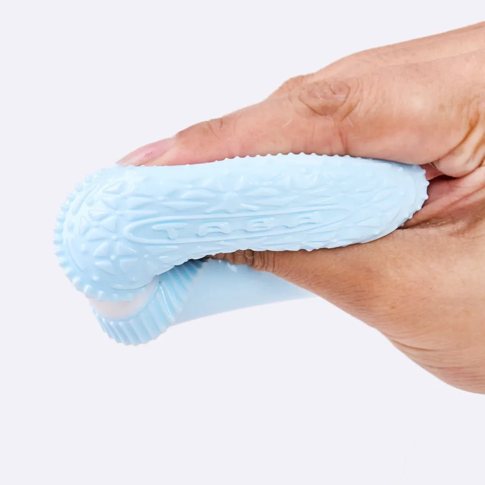 60g Blue-white Sandwich Cookie Taba Squishy — photo 2