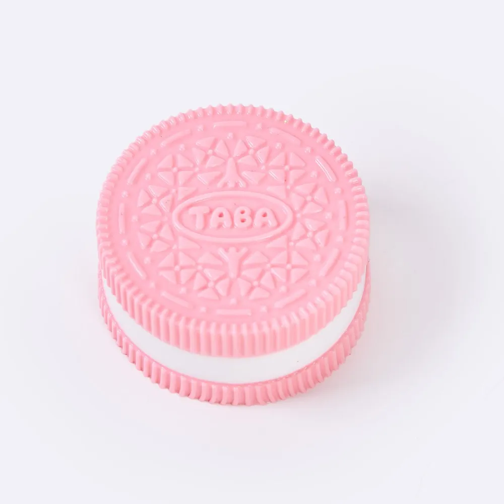 60g Pink-white Sandwich Cookie Taba Squishy