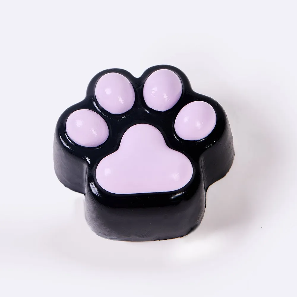 62g Black-purple Paw Taba Squishy