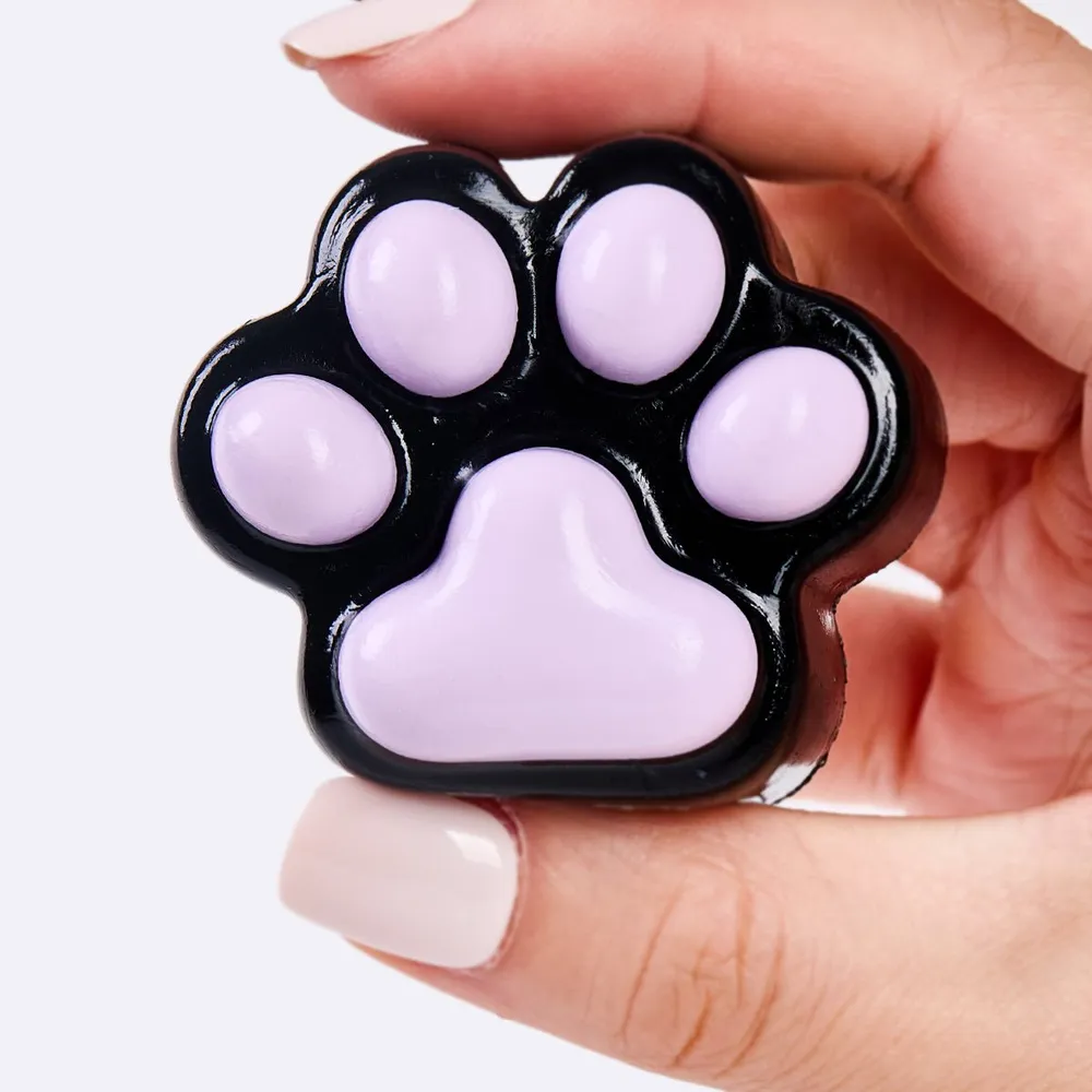 62g Black-purple Paw Taba Squishy — photo 4