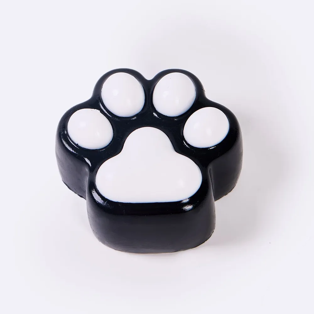 62g Black-white Paw Taba Squishy