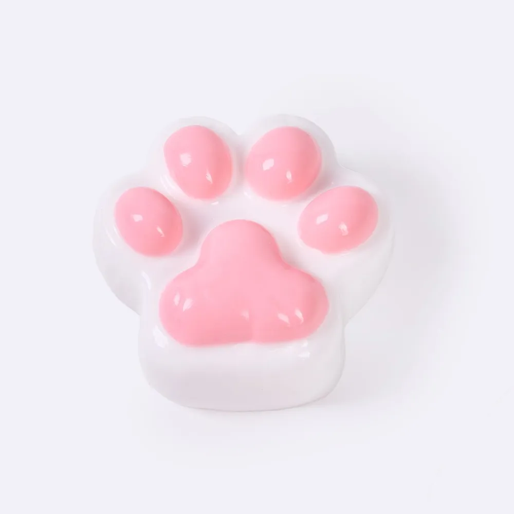 62g White-pink Paw Taba Squishy