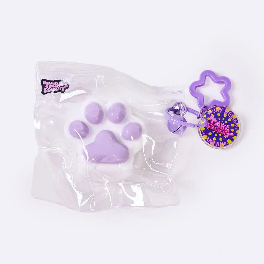 62g White-purple Paw Taba Squishy — photo 2
