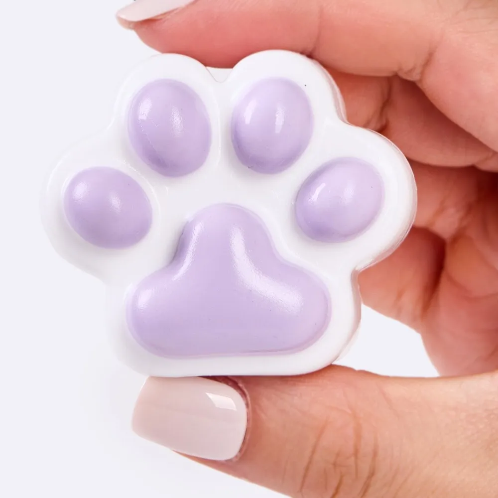 62g White-purple Paw Taba Squishy — photo 4