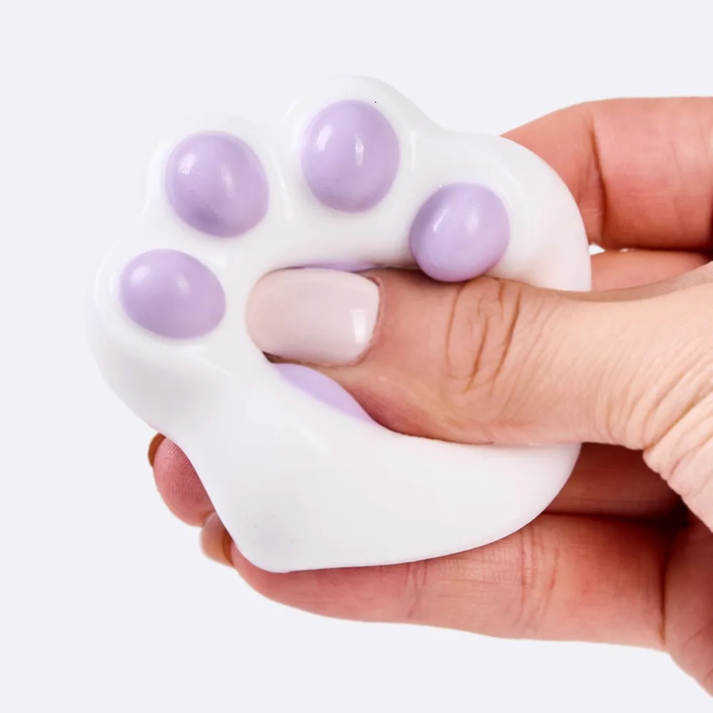 62g White-purple Paw Taba Squishy — photo 6