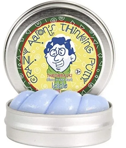 Aaron's Crazy Mini Sparkle Thinking Putty Icicle