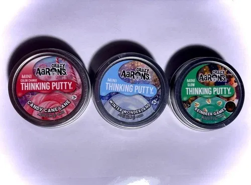 Aaron's Crazy Thinking Putty Candy Cane