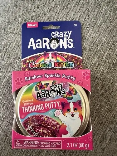 Aaron's Crazy Thinking Putty Curious Kitten