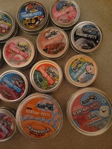Aaron's Crazy Thinking Putty Mini Tins Lot
