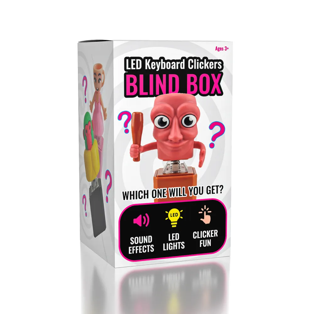 Absurdio Italian Brainrot 3-in-1 LED Keychain Fidget Clicker Toy Blind Box