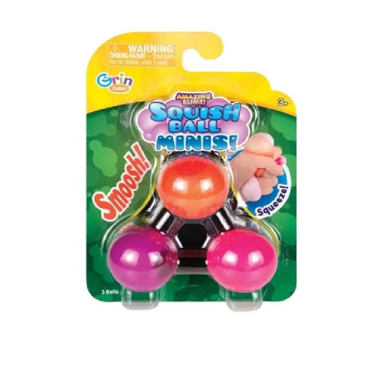 Amazing Slime Squish Ball Minis - Assorted Sensory Fidget Toys