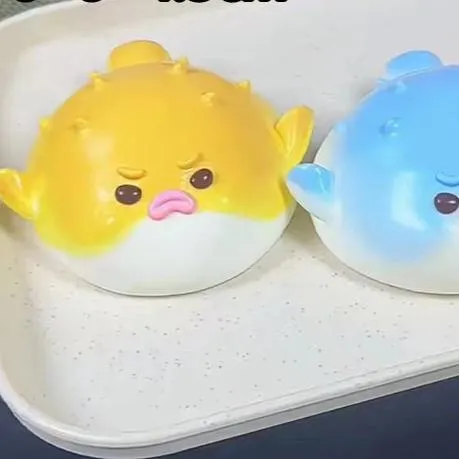 Angry Puffer Fish Blow Fish Squishy Stress Relief Decompression Toy — photo 2