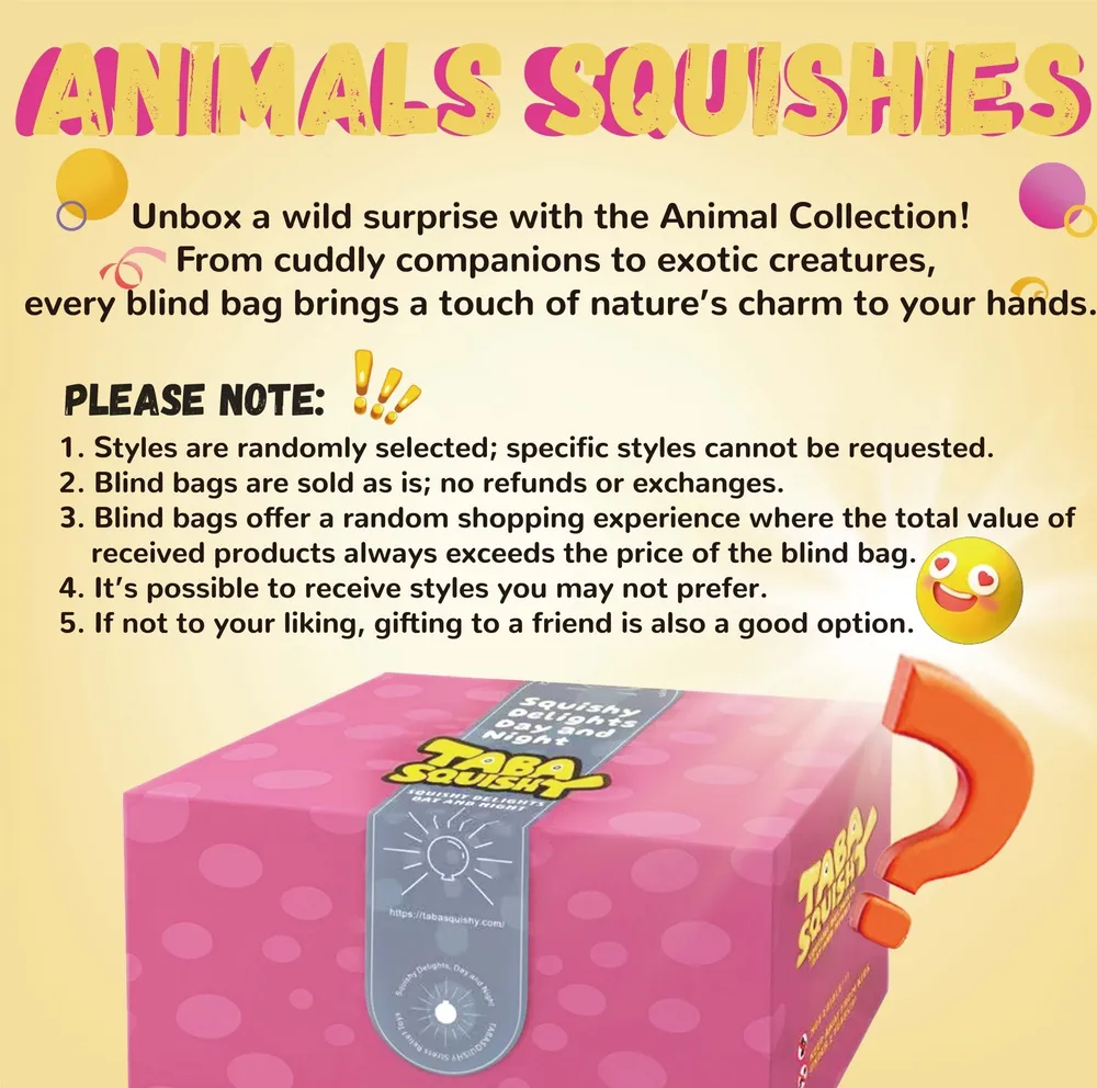 Animals Blind Bag Taba Squishy — photo 2