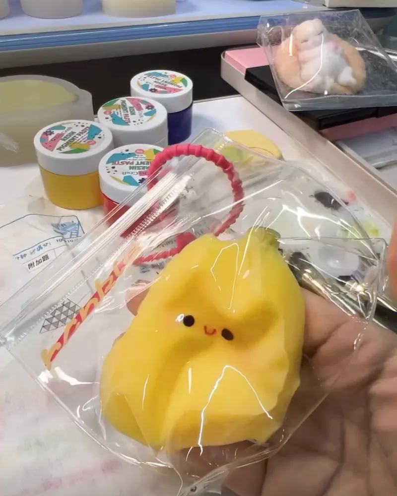 Banana Squishy Stress Relief Decompression Toy — photo 3