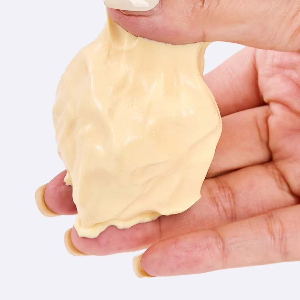 Beige Ice Cube Taba Squishy - Playdough Like — photo 3