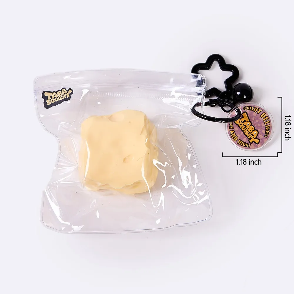 Beige Ice Cube Taba Squishy - Playdough Like — photo 6