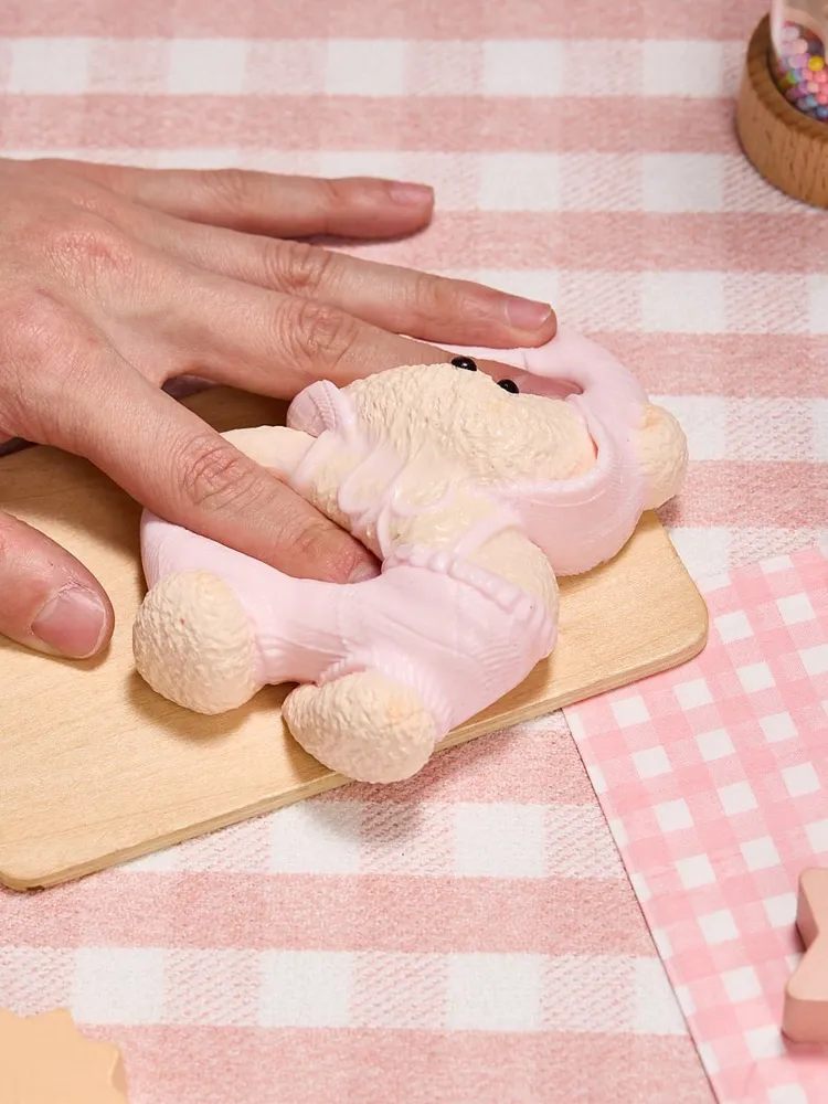 Beige Knitted Bear Taba Squishy — photo 6